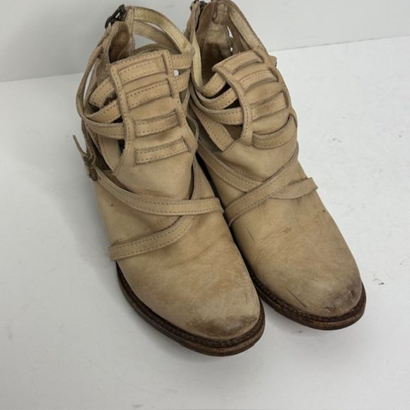 Freebird‎ Light Tan Stair Booties Boots - Picture 5 of 5